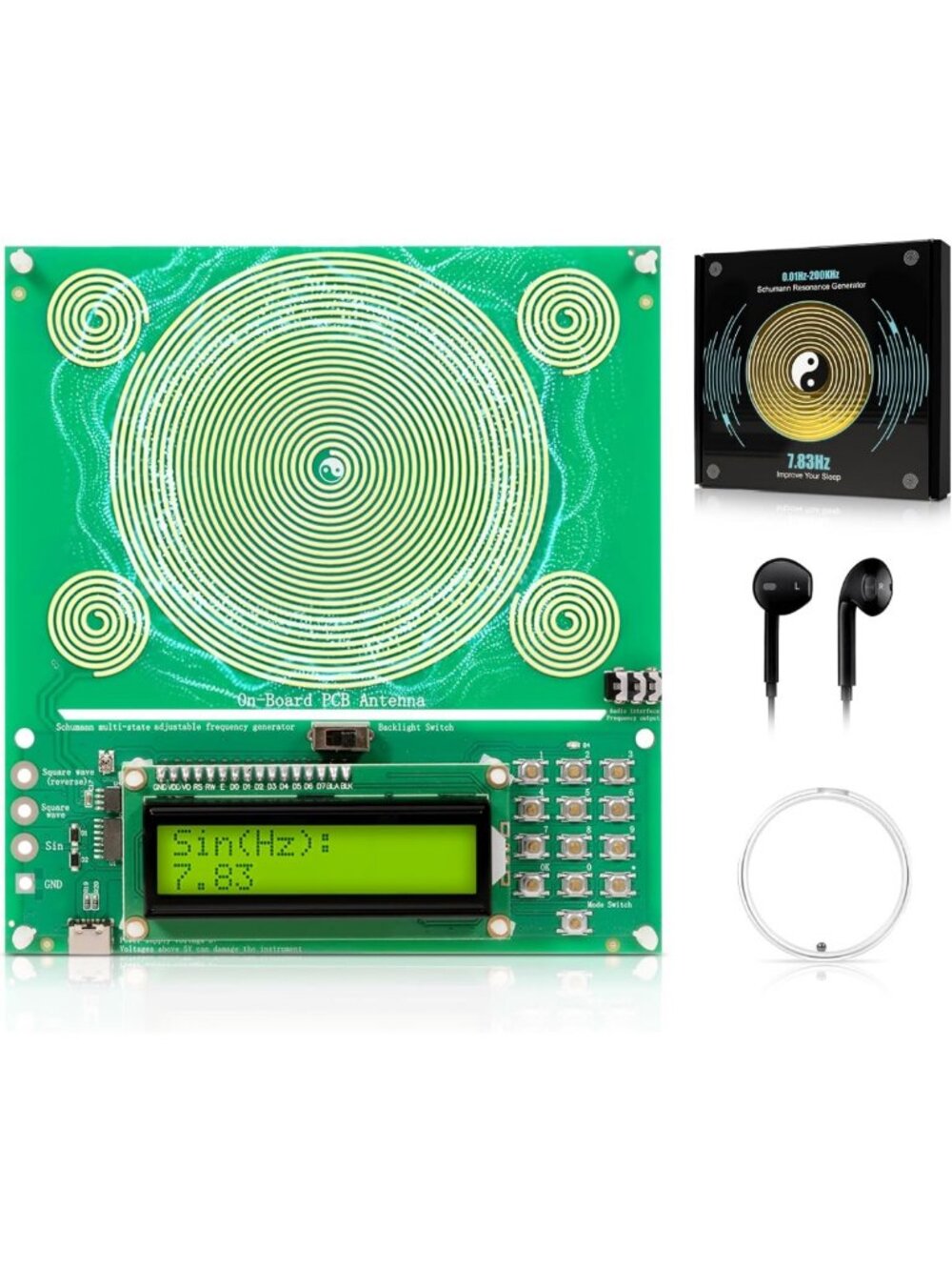 Healing Frequency Generator | Resonator for Wellness & Vibrational Therapy